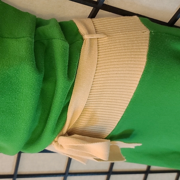 SPLIT Green Knit Sweater Dress sz Small - Picture 3 of 7